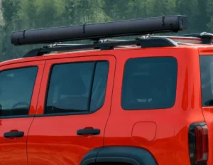 420D Oxford 4WD Caravan SUV Car Rooftop Folding Side Awning Side Retractable Roof Awning for Car Camping