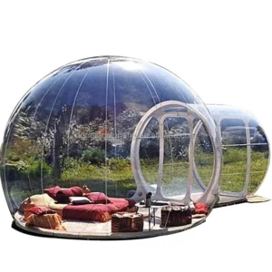 4M 5M 6M Outdoor Inflatable Air Bubble Camping Clear Hotel Dome Tent Transparent Igloo Tent