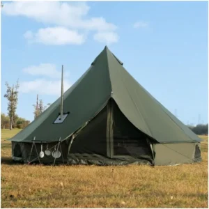 4M Dome Tent Outdoor Waterproof Glamping Oxford Yurt Bell Tent for Family Camping
