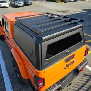 4WD Aluminum Alloy Truck Canopy Waterproof Locking Pickup Cover No Drill Installation For Jeep Gladiator Ranger Cap