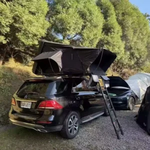 4WD Lightweight Waterproof Canvas UV-Resistant 4-Person Camping Hard Shell Rooftop Tent