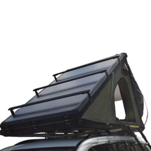 4WD Luxury Waterproof Auto-Open Aluminum Hard Shell Car Rooftop Tent for Off-Road Trucks and SUVs