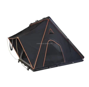 4WD Offroad Car 3-4 Person Wedge Camping Rooftop Tent Aluminum Clamshell Hard Shell
