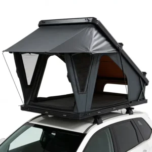 4X4 Over Land Truck Hard Side Opening Car Roof Top Tent LED Light Hardtop SUV Rooftop Tent With Annex Room