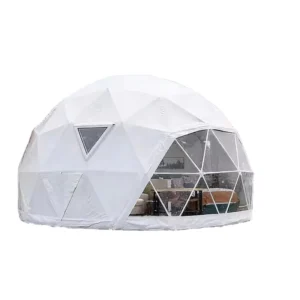 4m 5m 6m 7m 8m Diameter Geodesic Dome Tent with Clear Panels for Glamping & Event Venues