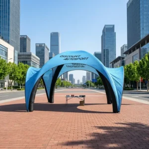 4m 5m 6m Inflatable Dome Tent with Awning Air-Sealed Gazebo Canopy Tent for Car Racing Events