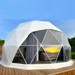 4m 5m 6m PVC Geodesic Igloo Dome Tent for Glamping Resort Hotel