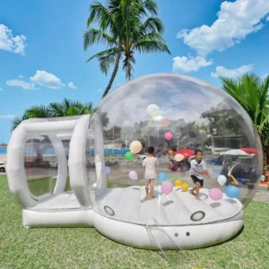 4m Inflatable Dome Bubble Tent House Transparent Clear LED Light Balloon