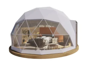 4m PVC Geodesic Dome Tent with Aluminum Pole for Trade Shows, Glamping and Outdoor Events