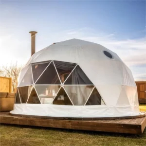 4m PVC Small Ball Luxury Geodesic Glamping Igloo Dome Tent Hotel