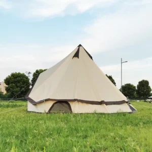 4m Waterproof Bell Yurt Glamping Tent for 3-5 People