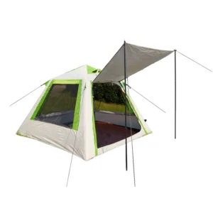 4m2 Inflatable Camping Villa Tent Two Tone Color Blocked Air Cabin Tent Waterproof Portable Outdoor Park Glamping Tent