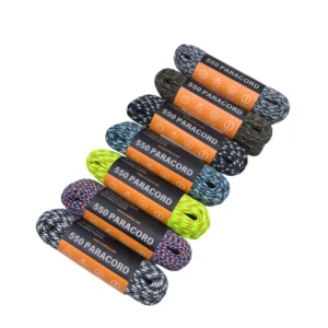 4mm 550 Paracord 100% Polyester High Strength Survival Cord for Camping Hiking Outdoor Emergency Use