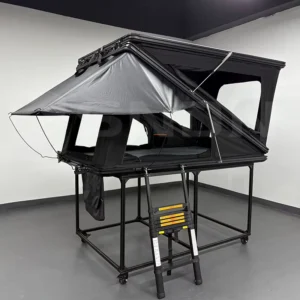 4wd Z Shape Double Room Roof Top Tent Aluminum Hard Shell Pickup SUV
