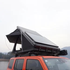 4×4 4WD Offroad Camping Tent, 2-3 Person, Aluminum Hard Shell, Canvas Car Rooftop Tent, Folding
