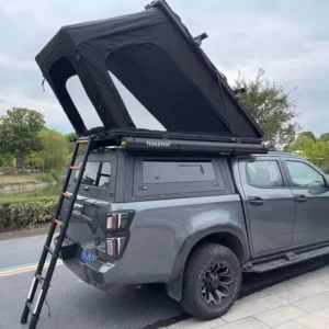 4×4 Aluminum Easy Setup Hard Top Pick up Larger Space RTT 4WD Offroad Car Tent Overland Roof Top Tents Outdoor Camping Roof Tent