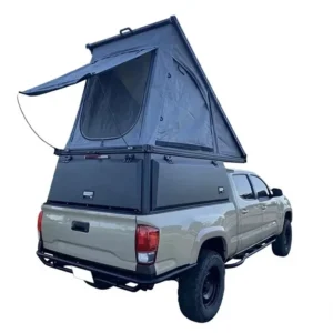 4×4 Aluminum HardShell Rooftop Tent Cotton Waterproof Four Season Quick Automatic Opening for Pickup Truck Camping