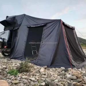 4×4 Camper OEM X Hinge Design Roof Top Tent Hard Shell Aluminum LED Lighting Four Season Waterproof Quick
