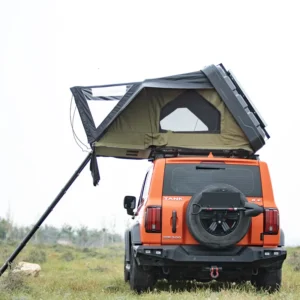4×4 Camping Accessories Overland Side Opening Roof Tent Aluminum ABS Hard Shell Roof Tent for All Seasons