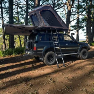 4×4 Camping Car Aluminum Alloy Hardshell Rooftop Tent for SUV or Truck, Four-Season Waterproof Windproof UV