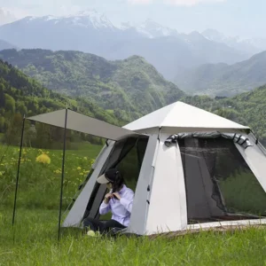 4×4 Instant Pop-Up Tent for Outdoor Camping, Glamping & Beach