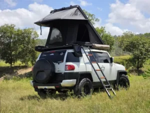 4×4 Off-Road Clamshell Aluminum Hard Shell Rooftop Tent, 4 Person, Waterproof, Triangle Tent