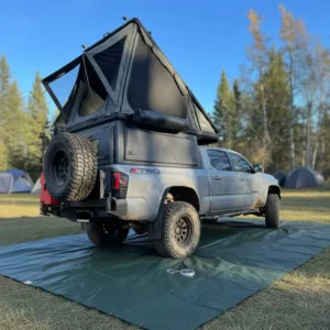 4×4 Offroad Aluminum Hardtop Canopy with Top Tent Rooftop Tent for Pickup Trucks Camper Used in Offroad Applications