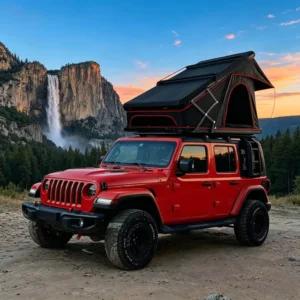 4×4 Offroad Car Clamshell X-Hinge Rooftop Tent 4 Person Aluminum Waterproof Hard Shell