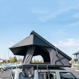 4×4 Offroad Triangle Aluminum Hard Shell Rooftop Tent, Portable Waterproof Outdoor Camping Tent