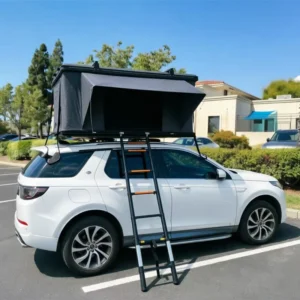 4×4 Overland Lightweight Rooftop Tent 4 Person Aluminum Shell Hard Top Roof Top Tent Car Hardshell Rooftop Tent RTT for Camping