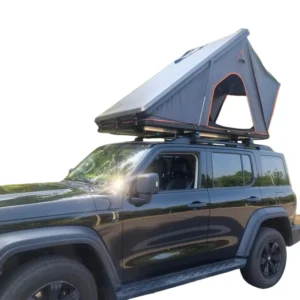4×4 Overland Outdoor Hard Shell Aluminum Rooftop Tents with 3 Entrance Roof Top Tent With Rack