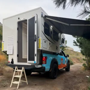 4×4 Pickup Camper Truck Australia Standard Slide on Truck Camper with Rooftop Tent Popup Camper for Truck