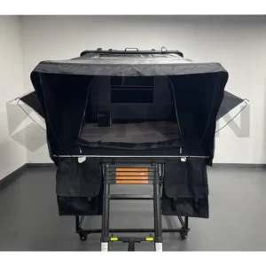 4×4 SUV 3-4 Person Overland Rooftop Tent Hard Shell Aluminum Trailer Camper Side Opening Solar Panel Four-Season