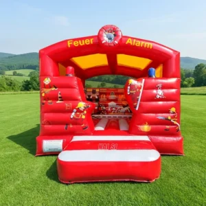 4×4 m Fire Station Bouncy Bouncing House Commercial Rental Use Castle Tent Outdoor Dry Inflatables for Party & Holiday Supplies