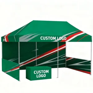 4×8 3×6 Customizable Indoor Outdoor Exhibition Advertising Tent Folding Pop-up Trade Show Canopy Heat Transfer