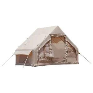 5 6 Person Heavy Duty Cotton Inflatable Family Camping Tent >3000mm Waterproof UV proof Four season Outdoor Air Glamping Tent
