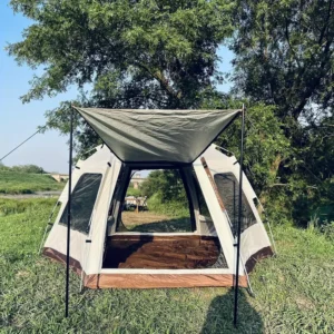 5-6 Person Large Family Waterproof Outdoor Pop-Up Camping Tent
