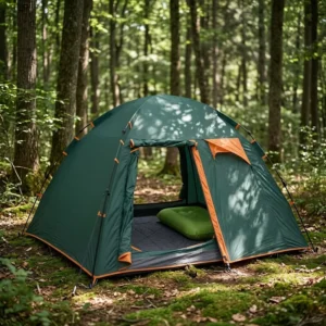 5-8 Person 100% Waterproof Oxford Family Tent Glamping Travel Camping 1500-2000mm Diagonal Bracing Luxury One Bedroom