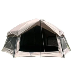 5-8 Person Instant Double-Layer Oxford Mushroom Yurt Tent with Fiberglass Poles