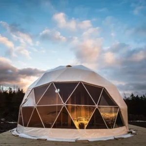 5 8m Outdoor Transparent Igloo Dome Tent with PVC Cover for Backyard Events Camping Hot Tub Lounge & Glamping