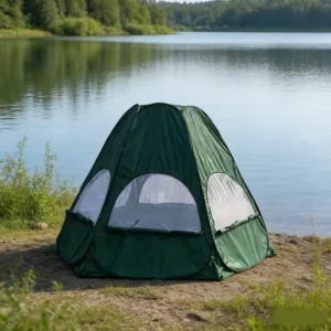5 Windows Hexagon Pop up Tent Ventilated Mosquito Proof Family Camping Portable Outdoor Factory Supply ISO9001