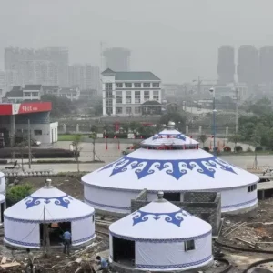 50 Square Meter Waterproof UV-Resistant Yurt Tent