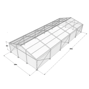 500 People Capacity Heavy Duty Party Tents for Events With Curtains Outdoor 13 X 26 Wedding Tents for Events