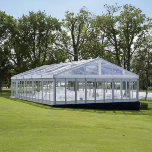 500+ Person Outdoor Wedding Party Tent, Aluminum Frame, Transparent Waterproof, 20×30