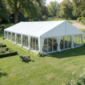 500-Seater Outdoor Party Wedding Church Festival Tent with Clear PVC Window