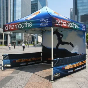 500D Oxford Cloth Pop Up Canopy Tent 10×10 10×15 10x20ft with PVC Walls for Wedding Trade Show Booth
