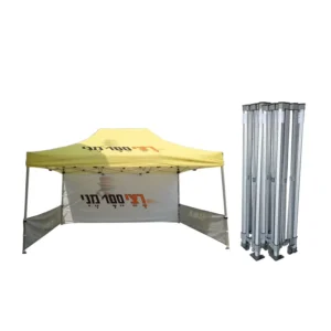 50MM Hex Commercial Pop-Up Tent Canopy with Aluminum Frame for Trade Shows, Business Events, Sports, and Outdoor Activities 10×15
