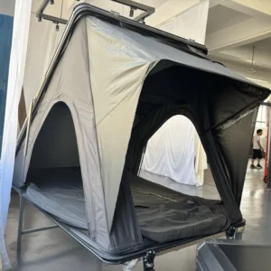 56 kg Lightweight Aluminium Hard Shell Rooftop Tent with Automatic Support Poles