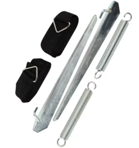56691# Metal Storm Tie Down Strap Kit Accessory for Camping Tent and Caravan Awnings for Outdoor Adventures
