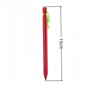 57359A# 15cm Ultralight Aluminum Alloy Triangular Tent Pegs & Mallets